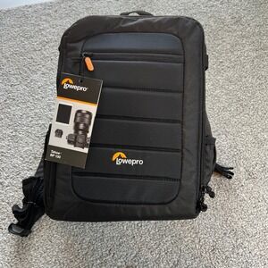 Lowepro Tahoe BP 130 Camera Backpack Unisex Black Padded DSLR Tablet Bag NWT
